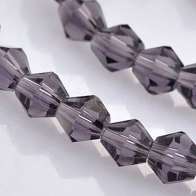 Faceted Bicone Glass Beads Strands EGLA-P017-4mm-03-1