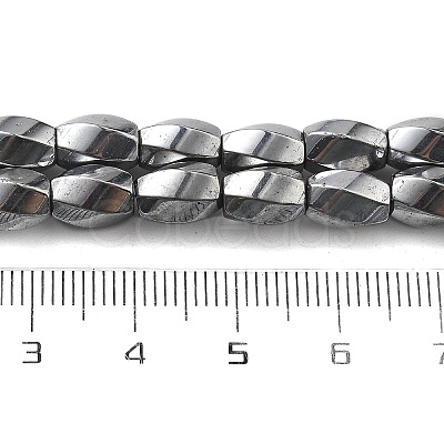 Electroplated Synthetic Magnetic Hematite Beads Strands G-P545-G01-02G-1