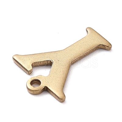 PVD Vacuum Plating  304 Stainless Steel Charms STAS-H112-Y-AB-1