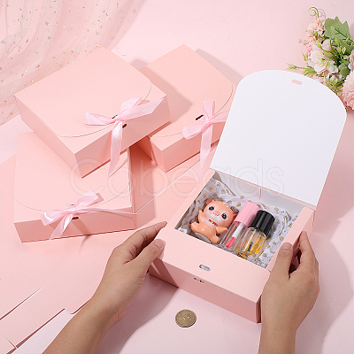 Folding Paper Gift Boxes with Ribbon CON-WH20001-11B-03-1