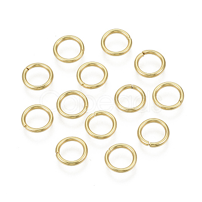 304 Stainless Steel Open Jump Rings X-STAS-R060-7x1-1