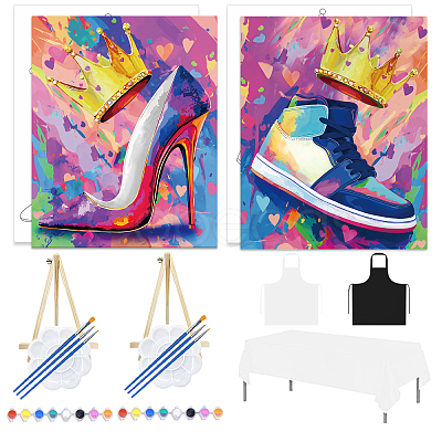 Canvas Drawing Outline Painting Stencils Templates DIY-GW0001-04-1
