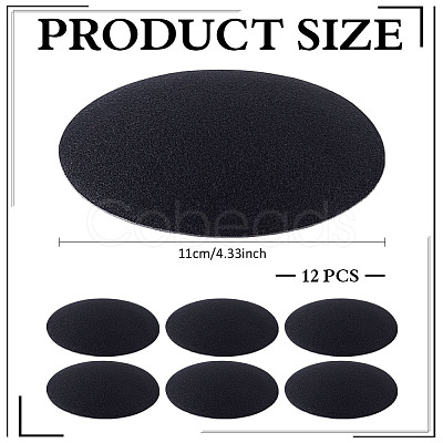 Cloth Round Fascinator Hat Base for Millinery Magic AJEW-WH0270-739B-1