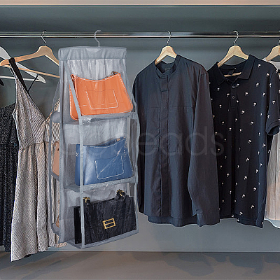 Hanging Non-woven Storage Bags for Handbag Purse AJEW-WH0009-07B-1