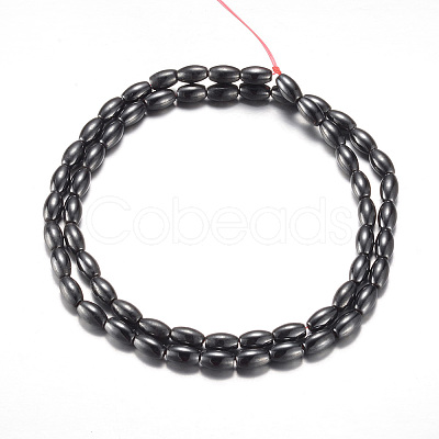 Magnetic Synthetic Hematite Bead Strands G-A164-12A-1