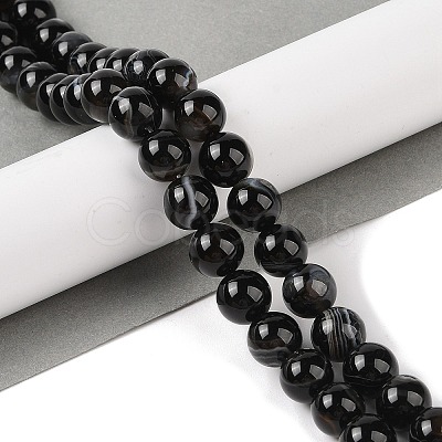 Natural Banded Agate G-Q194-C02-03A-1