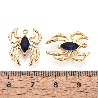 304 Stainless Steel and Rhinestone Pendants STAS-T071-05A-G-1