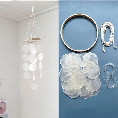 DIY Wind Chime Hanging Pendant Decoration Making Kit WG92209-06-1