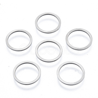 Non-Tarnish 201 Stainless Steel Linking Rings STAS-N090-T04-1-1