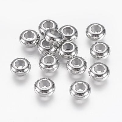 201 Stainless Steel Beads STAS-G142-8mm-P-1
