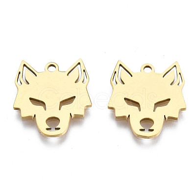 Ion Plating(IP) 201 Stainless Steel Pendants STAS-T044-272G-1
