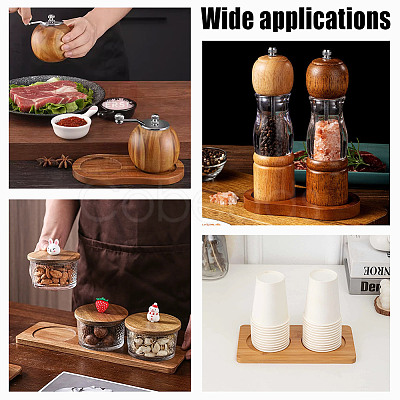 Wood Pepper Grinder Holder AJEW-WH0541-56-1
