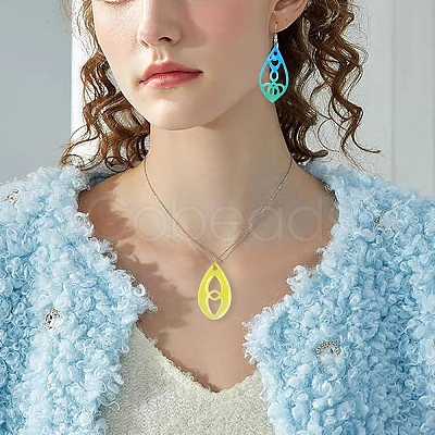 DIY Teardrop Earring Kits DIY-YW0012-77-1