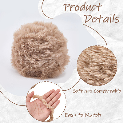 Super Bulky Imitation Fur Polyester Yarn OCOR-WH20005-34J-1