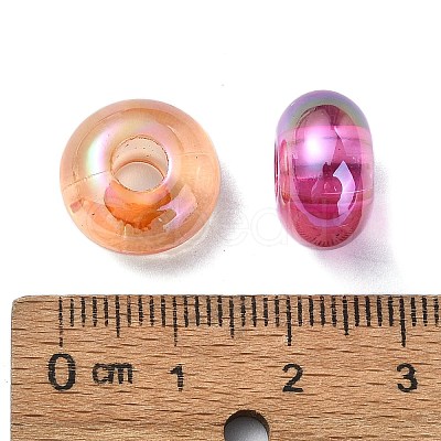 Transparent Acrylic European Beads OACR-E033-20-1