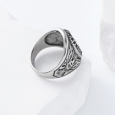 304 Stainless Steel US Military Army Finger Rings for Men YQ5798-5-1