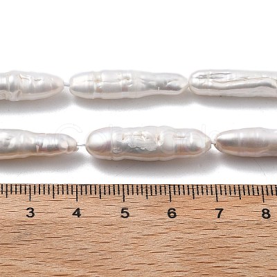 Natural Baroque Keshi Pearl Beads Strands PEAR-P064-05C-05A-1