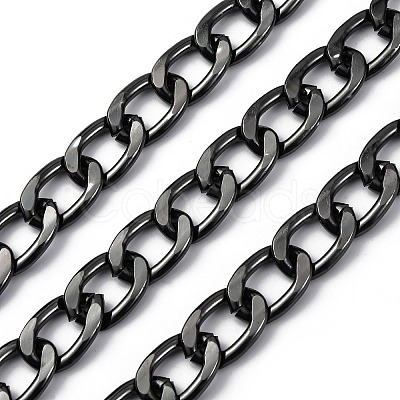 Oxidation Aluminum Cuban Link Chains CHA-S002-02B-1