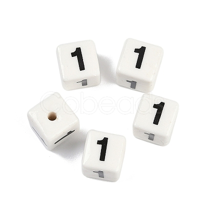 Glazed Porcelain Beads PORC-R003-07-01-1