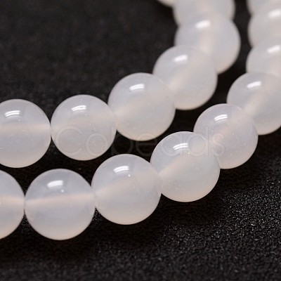 Natural White Agate Bead Strands X-G-G880-03-6mm-1