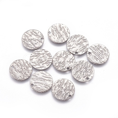 Non-Tarnish 304 Stainless Steel Charms STAS-E455-04P-15mm-1