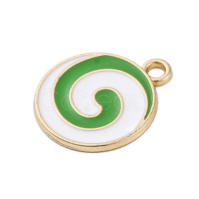 Christmas Alloy Enamel Pendants ENAM-S027-01D-G-1