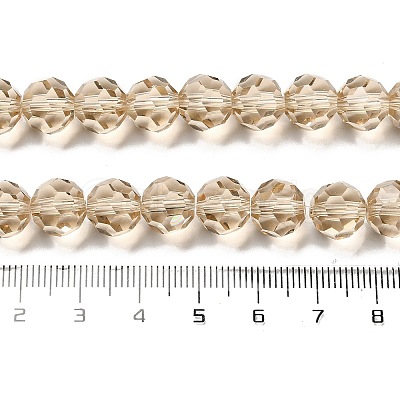 Transparent Glass Beads EGLA-A035-T10mm-D22-1
