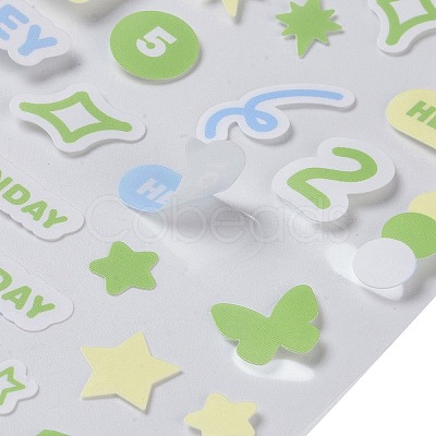 PET Plastic Stickers DIY-H168-01C-1