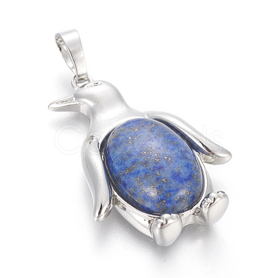 Natural Dyed Lapis Lazuli Pendants G-L512-A16-1