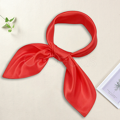 6Pcs Detachable Satin Lady's Scarf AJEW-CN0004-92B-1