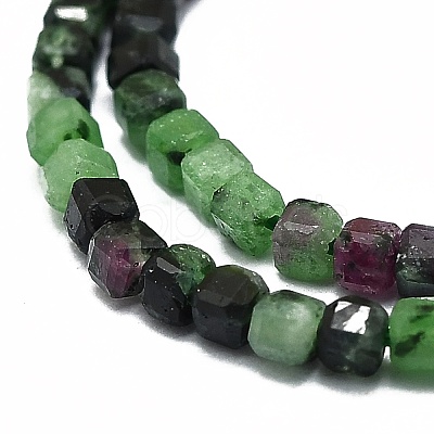Natural Ruby in Zoisite Beads Strands G-E576-72-1