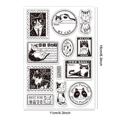 Custom PVC Plastic Clear Stamps DIY-WH0448-0005-1