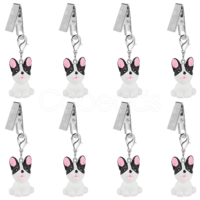 8Pcs Dog Resin Tablecloth Weights HJEW-SW00128-04-1
