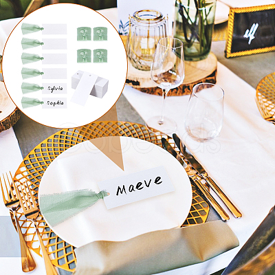 50Pcs Rectangle Blank White Paper Gift Tags CDIS-WH0021-059A-1
