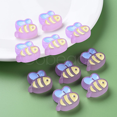 Transparent Acrylic Beads X-MACR-S374-06B-03-1