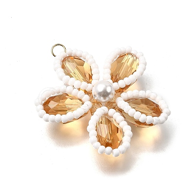 Glass Pendants PALLOY-TA00313-04-1