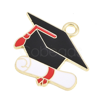Back to School Alloy Enamel Pendants FIND-E054-02L-1