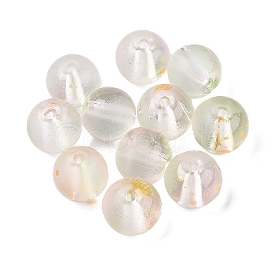 Frosted Baking Paint Glass Beads LS-DGLA-N005-8mm-02-1