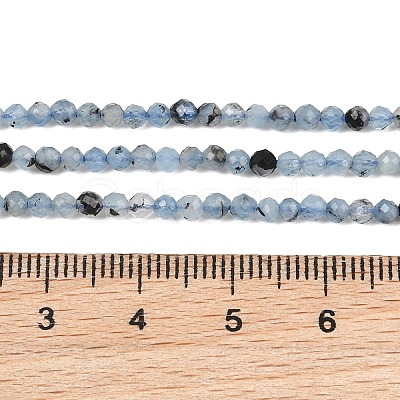 Natural Devil Blue Aquamarine Beads Strands GG-CBAF158-D01-04-1