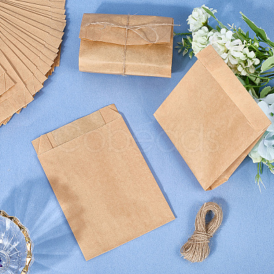 50Pcs Rectangle Paper Baking Bags CARB-SP0001-05A-02-1