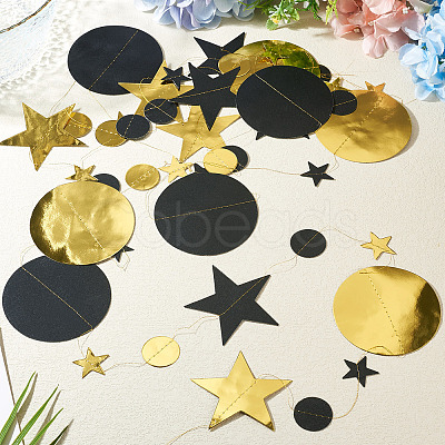 3 Bags Round & Star Paper Hanging Streamers FEPA-TA0001-03-1