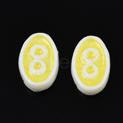 Opaque Resin Cabochons CRES-S302-59B-1