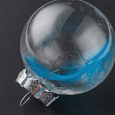 (Defective Closeout Sale: Surface Scratch) Plastic Ball Ornament Decoration HJEW-XCP0001-05-1