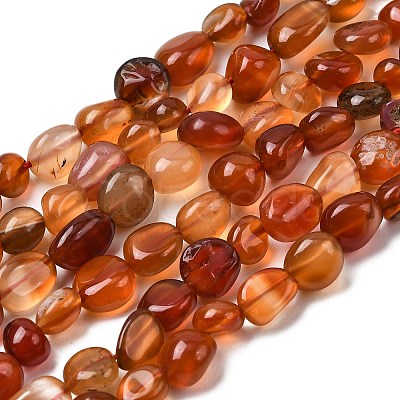 Natural Red Agate Beads Strands G-B161-A01-1