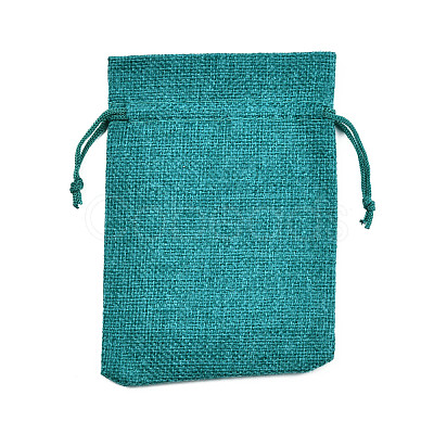 Burlap Packing Pouches Drawstring Bags ABAG-Q050-10x14-17-1
