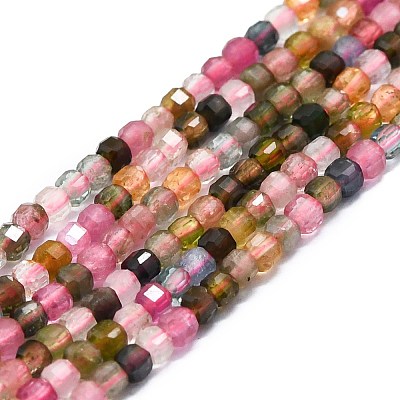 Grade A Natural Tourmaline Beads Strands G-P457-B01-03B-1