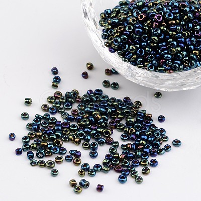 12/0 Iris Round Glass Seed Beads X-SEED-A009-2mm-605-1