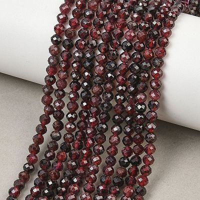 Natural Red Garnet Beads Strands GG-CBA1497-A04-4mm-1