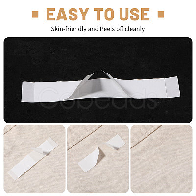 360Pcs PET Self Double Sided Tape for Clothing and Body STIC-CA0001-05-1