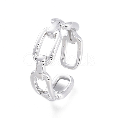 Brass Cuff Rings RJEW-F103-04-P-1